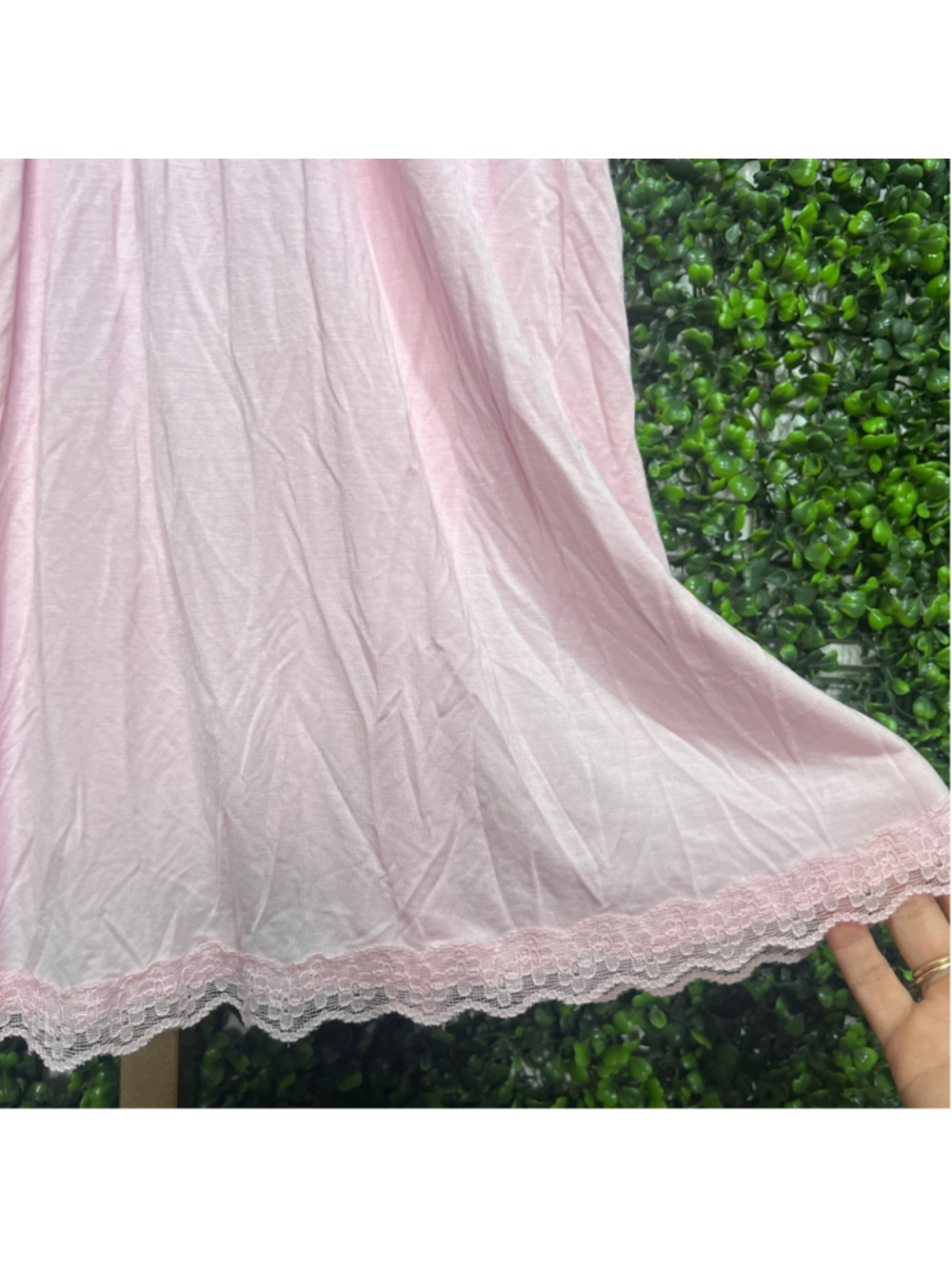 Women's AVIDLOVE Pink Lace Chemise Slip Size Small NightGown Sleepwear Babydoll - Picture 6 of 9